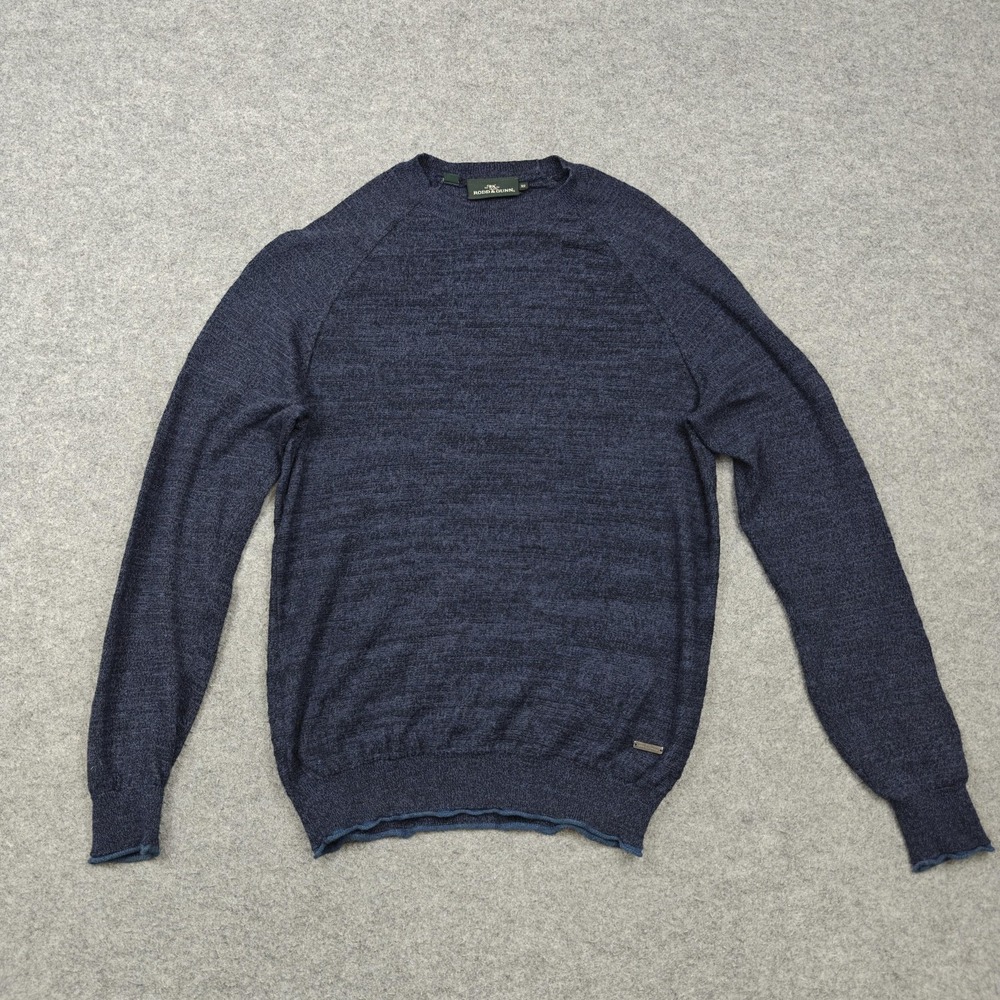 Rodd & Gunn Sweater Womens XS Blue Poly Cotton Crewneck Knit Pullover